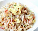 皆大好き【カニカマ卵の白だし炒飯】作り方9写真