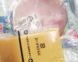 卵なしで★ハムチーズ入り卵焼き★お弁当作り方3写真