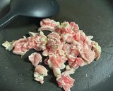 ねぎ塩ダレで豚カルビ炒飯作り方3写真