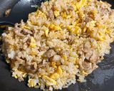 ねぎ塩ダレで豚カルビ炒飯作り方6写真