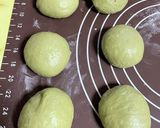 抹茶小豆ちぎりパン作り方4写真