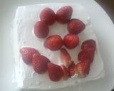 スポンジを焼かずにデコレーションケーキ作り方8写真