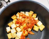 簡単5分！厚揚げキムチ炒め作り方3写真