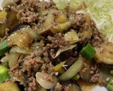 ナスとオクラの麻婆風作り方5写真