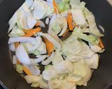 焼肉のたれでホルモン焼きうどん作り方5写真