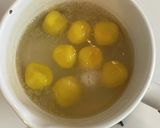 かぼちゃ　白玉　ハロウィン作り方4写真