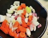 学校給食365日‥ジャガイモのベーコン煮作り方4写真