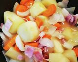 学校給食365日‥ジャガイモのベーコン煮作り方5写真