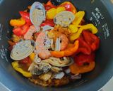 炊飯器で作るパエリア作り方7写真