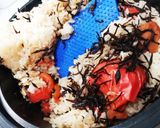 アラジントースターひじきトマト炊込みご飯作り方2写真