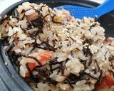 アラジントースターひじきトマト炊込みご飯作り方3写真