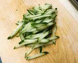 ヘルシー副菜♪「鶏ムネポン酢」作り方1写真