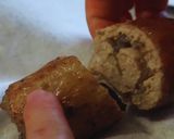 簡単！ライスペーパーでロールハンバーグ作り方8写真