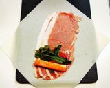 豚しゃぶ肉と野菜の春巻き作り方2写真