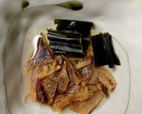 あたりめとイカの黒舞茸炊き込みご飯作り方2写真