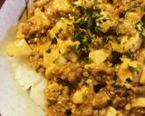 いろいろ味噌の麻婆豆腐丼作り方4写真