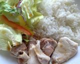 鶏肉しっとり！シンガポールチキンライス風作り方6写真