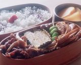 ホタテとシメジ焦がしバター醤油丼★お弁当作り方7写真