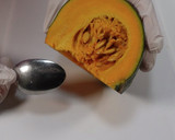 ほっこりする味♫ かぼちゃのそぼろ煮作り方1写真