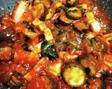 秋ナスとベーコンのミートソース焼き作り方6写真
