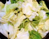 だしの素で簡単！白菜と厚揚げの卵煮作り方4写真