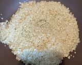 フライパンで生米からチーズリゾット作り方1写真
