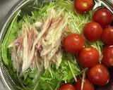 鶏むね肉とパクチーの甘辛サラダ作り方1写真