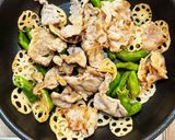 れんこんとしし唐の味噌炒め作り方7写真