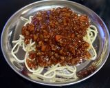 甘辛ミートソース(ジャージャー麺風)作り方8写真