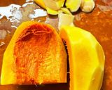 さつま芋とバターナッツ南瓜の炊き込みご飯作り方1写真