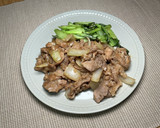 豚コマ生姜焼き＋青梗菜炒め作り方6写真