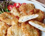 ☆簡単☆薄切り肉で大満足♪大葉入り紙カツ作り方4写真