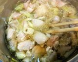 鶏肉と豆腐と玉子の餡掛け煮込み作り方2写真