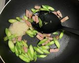 アスパラベーコンの塩こうじ炒め作り方4写真