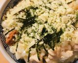 ちょっと雑炊活用●鶏きのこ&チーズ雑炊作り方4写真