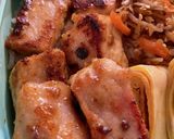 豚ロース肉 カレー味付け焼き☆お弁当用作り方5写真