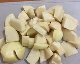 じゃがいもの塩こうじたらこバター炒め作り方1写真