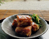 なんちゃって角煮＊ニラとお揚げのおひたし作り方6写真