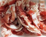 梅肉和え豚バラ肉作り方1写真