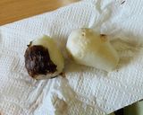 里芋のむくな豆味噌和え〜出がらし活用〜作り方3写真