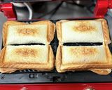 きんぴらごぼうとチーズのホットサンド作り方6写真