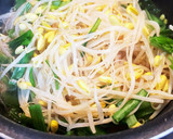 白だしで！厚揚げともやしとニラのさっと煮作り方3写真