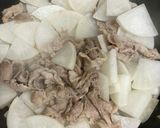 ごはん泥棒!味噌豚バラ大根作り方4写真
