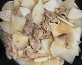 ごはん泥棒!味噌豚バラ大根作り方5写真