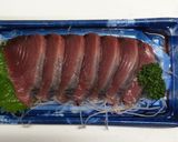鰹の刺身をパクチーで作り方1写真