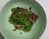 鰹の刺身をパクチーで作り方5写真