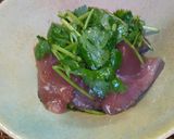 鰹の刺身をパクチーで作り方6写真