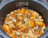 角餅で簡単！もちもちおこわ風炊き込みご飯作り方3写真