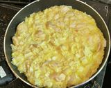 鶏肉と梅干のお好み焼き・ポン酢でサッパリ作り方5写真