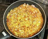 鶏肉と梅干のお好み焼き・ポン酢でサッパリ作り方6写真